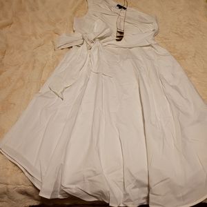 Beautiful white asymetric dress